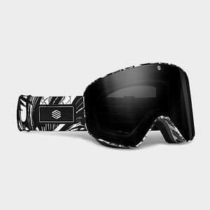 SIROKO Gafas de sol para esquí/snow esquí y nieve GX Halfpipe Negro