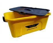 Ettore Window Cleaning Washing Yellow Compact Bucket (Without Lid)