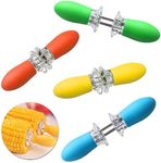 nuoshen 4 Pairs Corn Holders, Corn 
