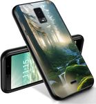 RYUITHDJP for Blu View 3 Phone Case 6"(B140DL) Forest Design, Phone Case for Blu View 3 Case TPU Stylish Protective Cover