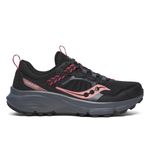 Saucony Women's Excursion Tr17 Trail Running Shoe, Black/Shadow, 8.5 W US