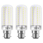 HZSANUE LED Corn Bulbs 26W, 6000K Daylight White, 2900Lm,B22 Bayonet Cap LED Light Bulbs,200W Incandescent Bulbs Equivalent,Pack of 3