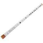 Hoement White Flute Traditional Chinese Musical Instrument for Beginners Adults Students Professional