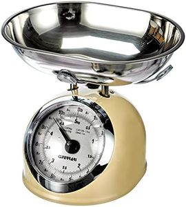 G3 Ferrari G20003 Bilancia Meccanica da Cucina "Aska", 25 g / 5 kg, Metallo, Panna