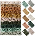 800 PCS -7 inch Potholder Loops Durable Nylon Weaving Loom Refill Loops for Kids and Adults Potholder Plain Knitting Loops Weaving Flexible Loom Kit Colorful Elastic Ideal for Girls Ages DIY Crafts