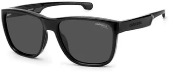 Carrera-Ducati CA003/S 807 57MM Black/IR Grey Square Sunglasses for Men + BUNDLE With Designer iWear Complimentary Eyewear Kit