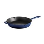 Tramontina Skillet Enameled Cast Iron 12-Inch Gradated Cobalt, 80131/066DS