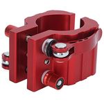 Electric Scooter Folding Clamp, Aluminum Alloy Vertical Rod Rugged Lock for 8X 10X 11X Scooter Series(red)