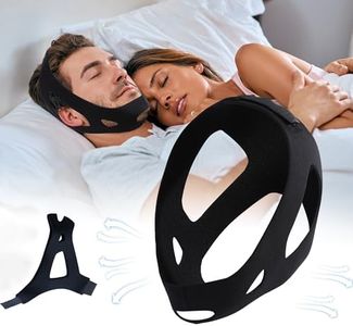 Upgraded Chin Strap for CPAP Users,Anti Snoring Chin Strap,Anti Snoring Devices,Adjustable and Breathable Chin Strap Provide The Effective snoring Solution,Sleep Snore reducing aid for Woman and Men.