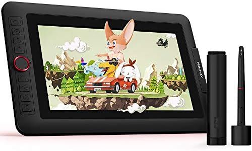Xp-Pen Artist 12 Pro 12 Inch Drawing Monitor Pen Display Full-Laminated Graphics Drawing Tablet with Tilt Function Battery-Free Stylus and 8 Shortcut Keys, 8192 Levels Pen Pressure and 72% Ntsc-Black