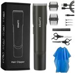 Vacuum Hair Clippers for Men, Electric Haircut Kit for Beards, Facial Hair, Vacuum Hair Trimmer Men Kid Hair Cutting Kit IPX7 Waterproof