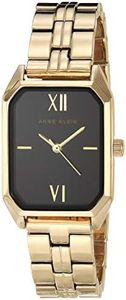 Anne Klein Women's Bracelet Watch, Gold/Black, Quartz Movement