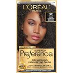 L'Oreal Paris Superior Preference Hair Colour, 3C Cool Darkest Brown