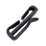 10pcs Webbing Ending Clip Adjust Keeper Buckle for Molle Webbing Buckle Strap Belt Tactical Backpack Bag Camp Hike Outdoor (25mm (1 inch))