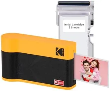 KODAK Mini 2 ERA 4PASS Portable Photo Printer (Yellow, Printer + 8 Sheets)