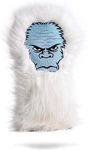 Pins & Aces Yeti Driver Head Cover - Premium, Hand-Made Fuzzy Driver Headcover - Funny, Tour Quality Golf Club Cover - Style and Customize Your Golf Bag
