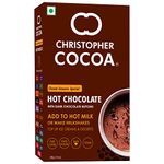 Christopher Cocoa Hot Drinking Chocolate Powder with Dark Chocolate Buttons 200g