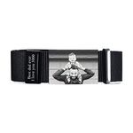 VNOX Mens Bracelet Personalised Photo Names Stainless Steel Adjustable Nylon Sport Band Bracelets Black Plated Engraved Picture Name ID Wristband for Men Dad Father