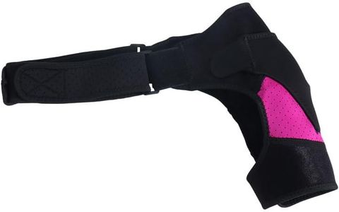 1Pc Adjustable Rotator Cuff Shoulder Brace Compression Sleeve, Shoulder Support Brace & Rotator Cuff for Men or Women