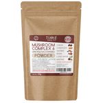 Mushroom Complex 6 Powder ∣ Chaga, Cordyceps, Shiitake, Reishi, Lions Mane, Maitake ∣ 30% Polysaccharides (100g Powder Pouch)