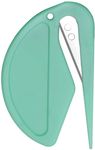 PULABO 2Pcs Letter Opener Slitter for Letter Openers with Blade for Envelope,Package,Paper Cut,Safe Mail Opener,Letter Opener Envelope Slitter(Green) Durable