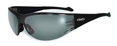 Global Vision Motorcycle Sunglasses/Biker Wraparound Glasses With Rubber Tipped Bows Complete With FREE Microfibre Pouch
