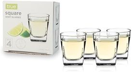 True Square Shot Glasses, Reusable 