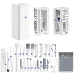32-in-1 Phone Cleaning Kit for iPhone, AirPods & Android Devices, Charging Port Cleaner for Keyboard, Laptop, Monitor, Multi-Functional Electronics Cleaning Kit