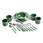 STANSPORT - Deluxe 24-Piece Enamel 