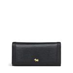 Radley London Colebrook Large Flapover Matinee Purse for Women, in Faux Lizard Black Leather