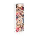 Niubee 2x6 Photo Booth Frame, Clear Acrylic Desktop Double Sided Frameless Picture Frames