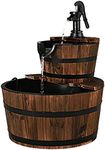 S AFSTAR 2-Tier Barrel Water Founta