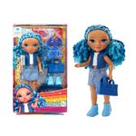 Rainbow High Littles – Sapphire Bradshaw, Blue 5.5" Posable Small Doll with Purse, Magical Pet Yeti, Girls Toy Gift, Kids Ages 4-12 Years