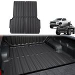 JDMCAR Bed Mat Compatible with 2023 2024 Colorado/Canyon TPE Material Truck Bed Liner Accessories, The All Weather Protection Cargo Mat