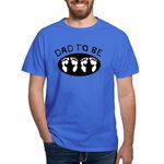 CafePress - Dad to Be Dark T-Shirt - 100% Cotton T-Shirt Royal