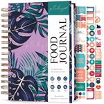 PLANBERRY Food Journal Premium – Nutrition Planner – Diet & Calorie Tracker – Meal & Exercise Diary – Weight Loss Journal (Wild Purple)