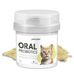 Petroyale Oral Probiotics for Cats - Prebiotics & Probiotics Supplement - Improves Digestion, Healthy Teeth & Gums - Reduces Bad Breath, Gum Inflammartion & Oral Problems - 100 g