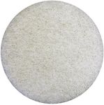 Norton White Super Gloss Pad -- 7-3/4 Inch Diameter by Norton Abrasives - St. Gobain