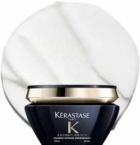 Kerastase Chronologiste Hair Mask | Moisturizes Hair & Scalp For Soft, Shiny Hair | Anti Frizz Deep Conditioning Mask | With Hyaluronic Acid | For Dry, Damaged Hair | Intense Régénérant | 6.8 Fl Oz