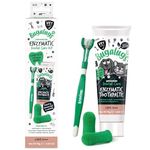 Bugalugs Dog and Cat Toothbrush and Paste Kit - Teeth Cleaning and Breath Freshener