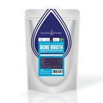 Clean & Pure Bone Broth Powder 400g | from Sweden | UK Lab Tested Bone Broth Protein Powder | Grass Fed Beef Bone Broth | Over 40 Serves