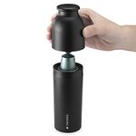 Navaris Coffee Pod Recycling Tool (1 Piece) Recycler For Espresso Pods - Aluminium Capsule Recycling At Home - Black