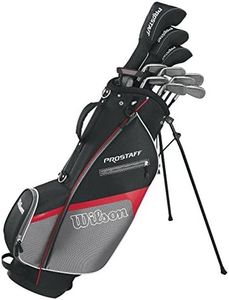 Wilson Prostaff HDX TOUT GRAPHITE Complet Golf Set inc Support Stand Sac Homme Droit Main