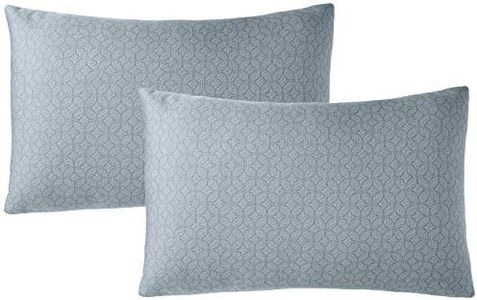 Amazon Brand - Solimo Microfiber Bed Pillow Set (Grey, 43 x 69 cm) 2-Piece