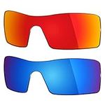 Mryok 2 Pair Polarized Replacement Lenses for Oakley Oil Rig Sunglass - Options