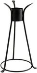 Achla Designs GBS-14 Trestle II Gazing Globe Ball Stand, 13 1/2-in H, Black