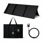 SARRVAD 200W Portable Solar Panel for Power Station, Foldable Solar Charger with 3 Kickstands, Dust Proof Solar Panel MC4 DC Output for Outdoor Use