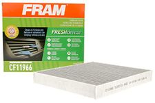 FRAM Fresh Breeze Cabin Air Filter with Arm & Hammer Baking Soda, CF11966 for Select Buick, Cadillac, Chevrolet and GMC Vehicles, white