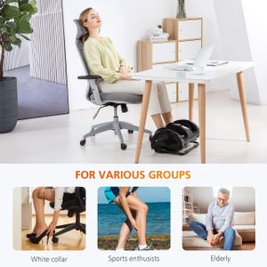 Snailax Foot and Calf Massager with Heat – Deep Kneading Massage