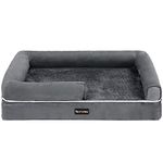 FEANDREA Dog Bed Sofa, 30'' Memory Foam Dog Mat, Removable Cover Waterproof Machine Washable, UPGW066G01